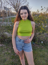 Load image into Gallery viewer, Neon Open Back Crop Top