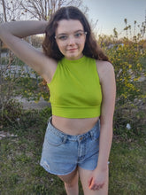 Load image into Gallery viewer, Neon Open Back Crop Top