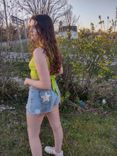 Load image into Gallery viewer, Neon Open Back Crop Top