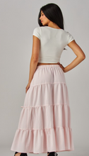 Load image into Gallery viewer, Bow Tie Tiered Maxi Skirt