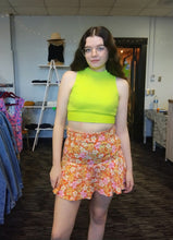Load image into Gallery viewer, Orange Floral Skort
