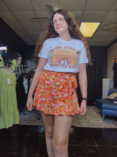 Load image into Gallery viewer, Orange Floral Skort