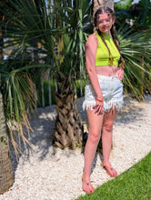 Load image into Gallery viewer, Neon Open Back Crop Top