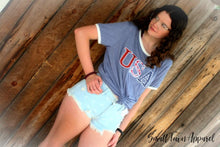 Load image into Gallery viewer, Polkadot Raw Hem Kancan Shorts