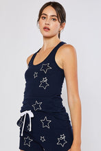 Load image into Gallery viewer, Embroidered Star Tank (3 color options)
