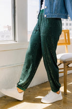 Load image into Gallery viewer, Sequin Joggers (small-curvy)
