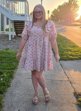 Load image into Gallery viewer, Mauve &amp; Bow Dress
