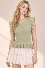 Load image into Gallery viewer, Ruffled Knit (2 colors available)
