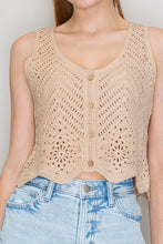 Load image into Gallery viewer, Crochet Vest
