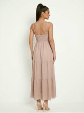 Load image into Gallery viewer, Crochet Taupe Dress
