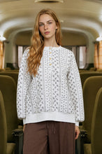 Load image into Gallery viewer, Quilted Vertical Sweatshirt
