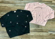 Load image into Gallery viewer, Bow Embroidered Sweatshirt (2colors)
