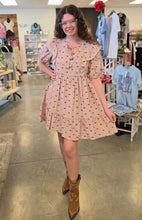 Load image into Gallery viewer, Mauve &amp; Bow Dress
