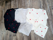 Load image into Gallery viewer, Embroidered Heart Short (3 color options)
