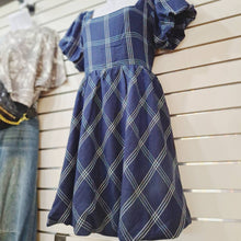 Load image into Gallery viewer, Puff Sleeve Plaid Mini
