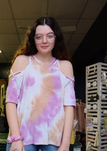 Load image into Gallery viewer, Tye Dye Cold Shoulder
