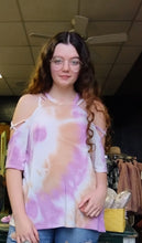 Load image into Gallery viewer, Tye Dye Cold Shoulder
