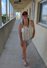 Load image into Gallery viewer, Linen Stripe Tank
