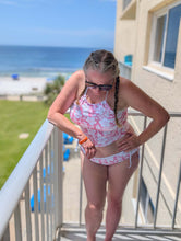 Load image into Gallery viewer, Pink Floral Swimsuit
