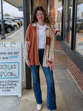 Load image into Gallery viewer, Color Block Shacket
