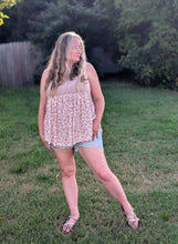 Load image into Gallery viewer, Leopard Babydoll Tank
