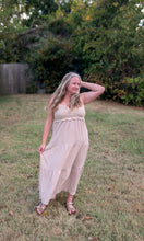Load image into Gallery viewer, Crochet Taupe Dress
