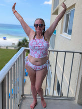 Load image into Gallery viewer, Pink Floral Swimsuit
