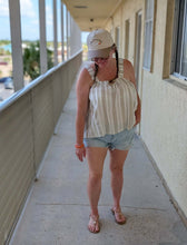Load image into Gallery viewer, Linen Stripe Tank
