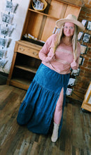 Load image into Gallery viewer, Denim Front Slit Skirt
