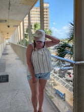 Load image into Gallery viewer, Linen Stripe Tank
