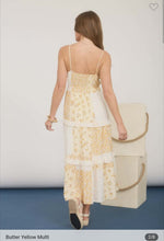 Load image into Gallery viewer, Spaghetti Strap Patchwork Dress
