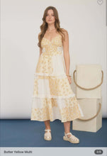 Load image into Gallery viewer, Spaghetti Strap Patchwork Dress
