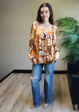 Load image into Gallery viewer, Fall Floral Blouse
