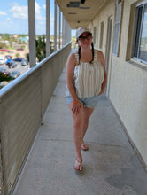 Load image into Gallery viewer, Linen Stripe Tank
