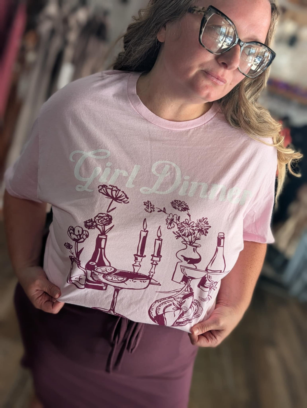 Girl Dinner Graphic