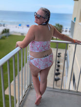 Load image into Gallery viewer, Pink Floral Swimsuit
