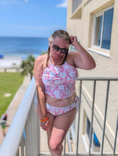 Load image into Gallery viewer, Pink Floral Swimsuit
