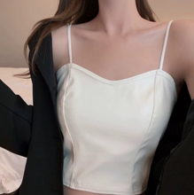 Load image into Gallery viewer, Leather Crop Top (2 color options)
