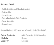 Load image into Gallery viewer, Cable Knit Shacket (3 color options)
