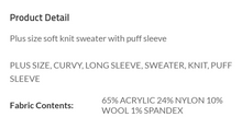 Load image into Gallery viewer, Soft Knit Sweater
