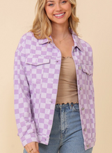 Load image into Gallery viewer, Lavender and Cream Jacket
