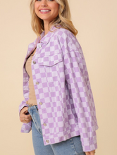 Load image into Gallery viewer, Lavender and Cream Jacket
