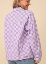 Load image into Gallery viewer, Lavender and Cream Jacket
