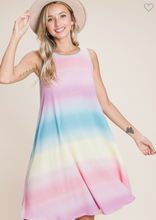 Load image into Gallery viewer, Rainbow Tank Dress
