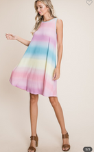 Load image into Gallery viewer, Rainbow Tank Dress
