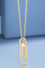 Load image into Gallery viewer, Paper Clip Necklace
