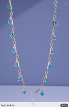 Load image into Gallery viewer, Necklace With Blue Accents
