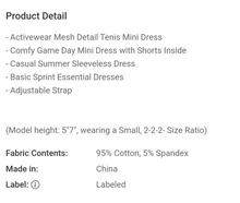 Load image into Gallery viewer, Mesh Detail Tennis Dress
