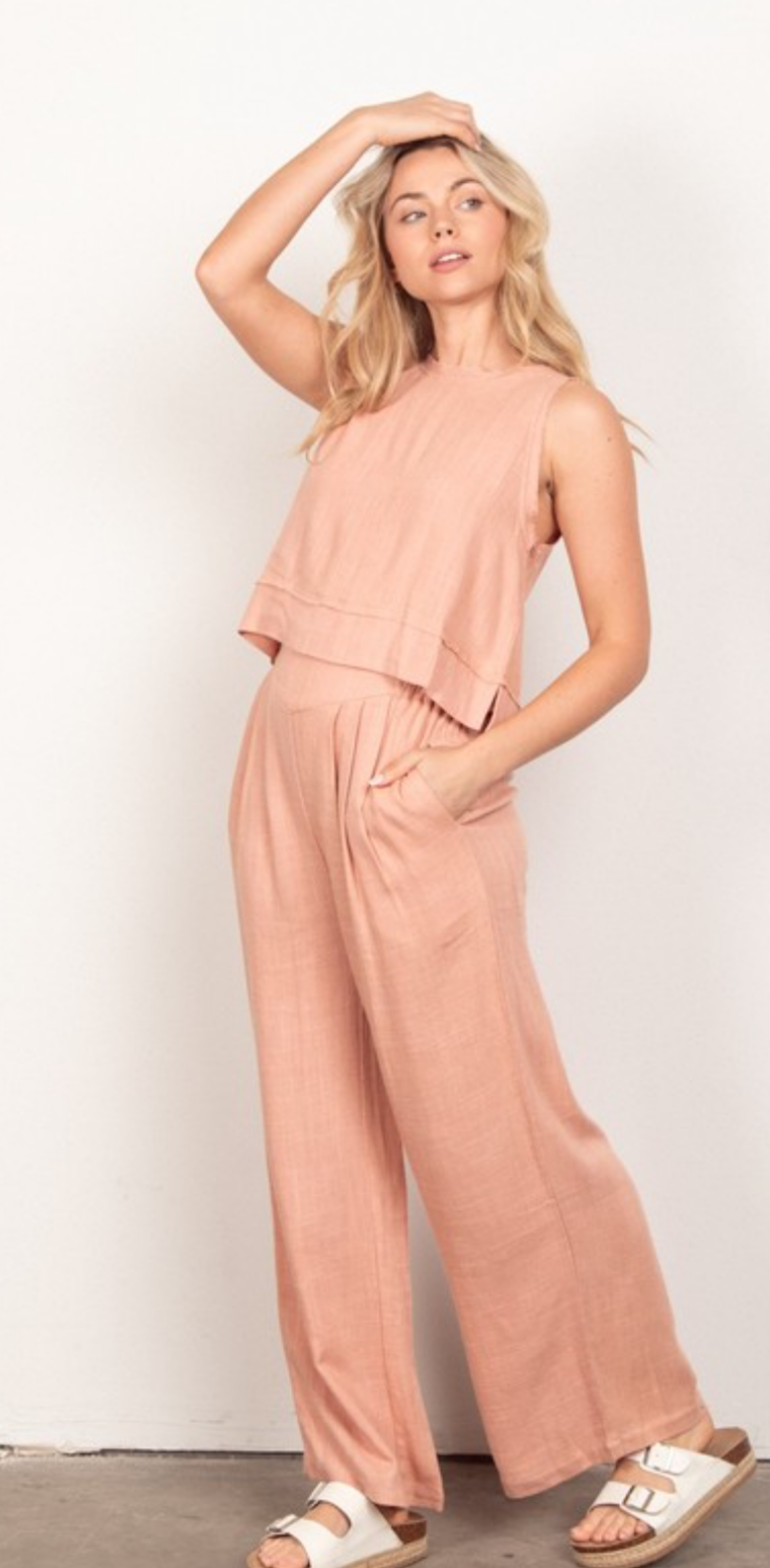 Blush Trouser Set