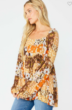 Load image into Gallery viewer, Fall Floral Blouse
